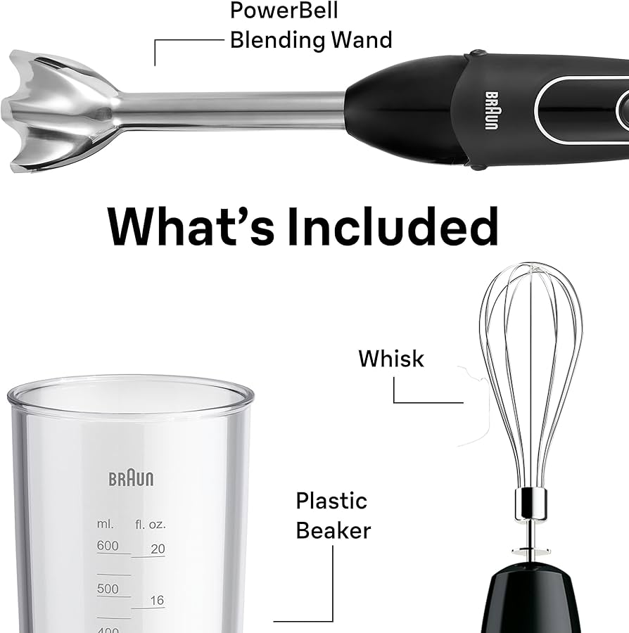 Amazon.com: Braun MultiQuick 5 Immersion Hand Blender with Dual
